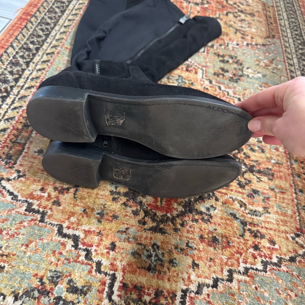 Black Over-the-Knee ALDO Boots - Picture 4 of 6